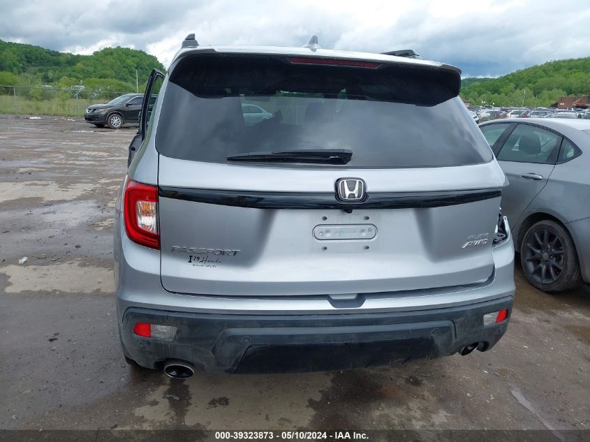 2021 Honda Passport Awd Elite VIN: 5FNYF8H06MB026906 Lot: 39323873