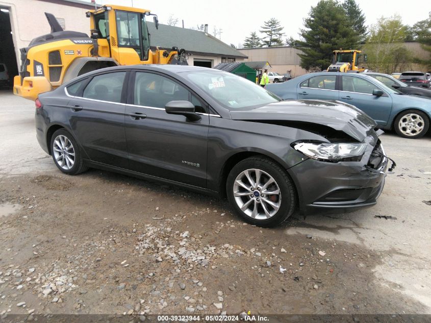 VIN 3FA6P0LUXHR181176 2017 FORD FUSION HYBRID no.1