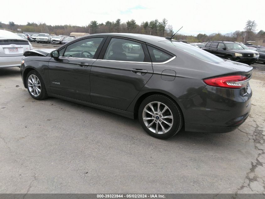 2017 FORD FUSION HYBRID SE - 3FA6P0LUXHR181176