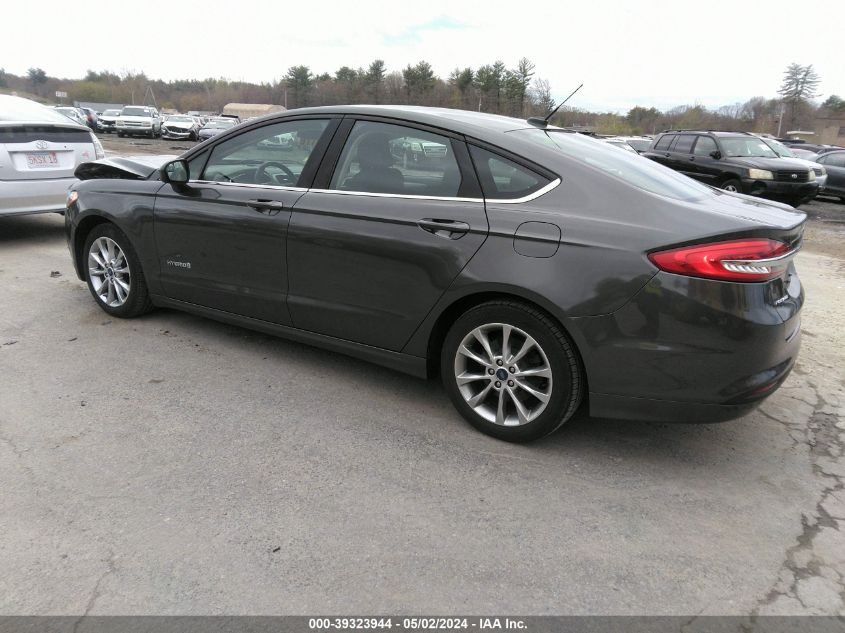 VIN 3FA6P0LUXHR181176 2017 FORD FUSION HYBRID no.3