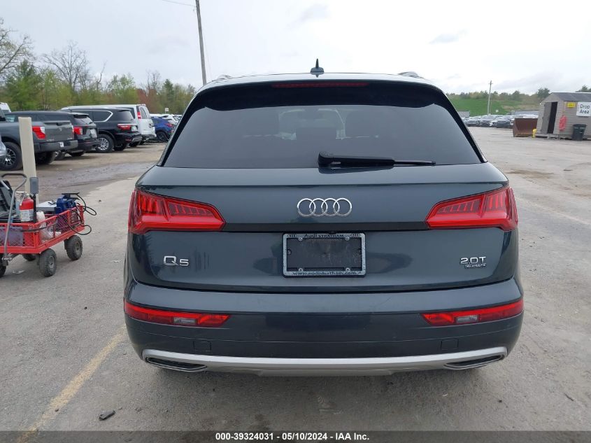 2018 Audi Q5 2.0T Premium/2.0T Tech Premium VIN: WA1BNAFY9J2060436 Lot: 39324031