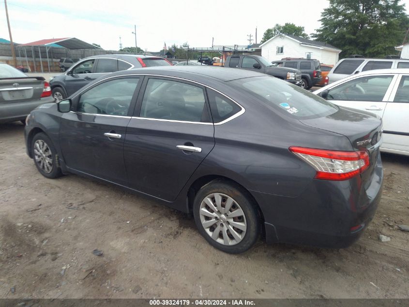 3N1AB7AP0DL728836 | 2013 NISSAN SENTRA