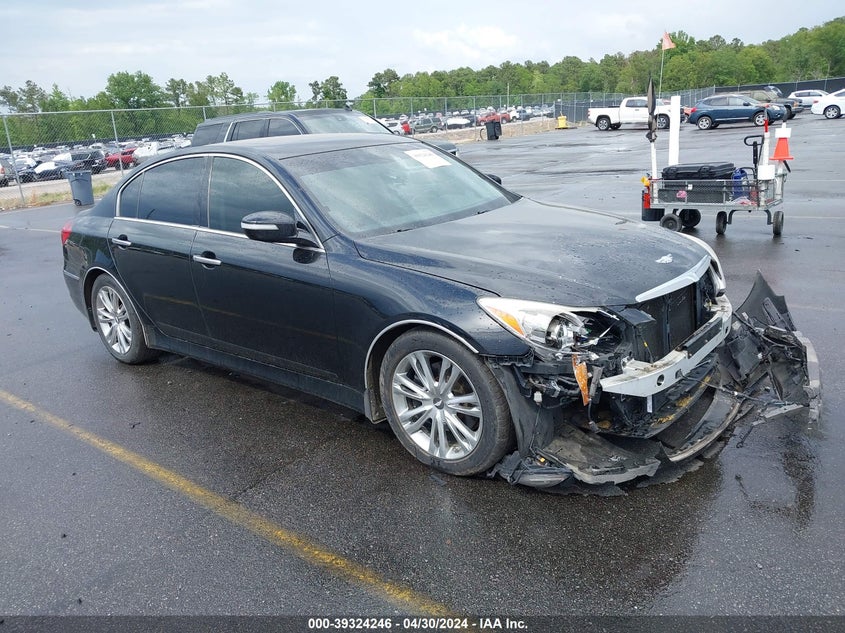 2012 Hyundai Genesis 3.8 VIN: KMHGC4DD0CU204154 Lot: 39324246