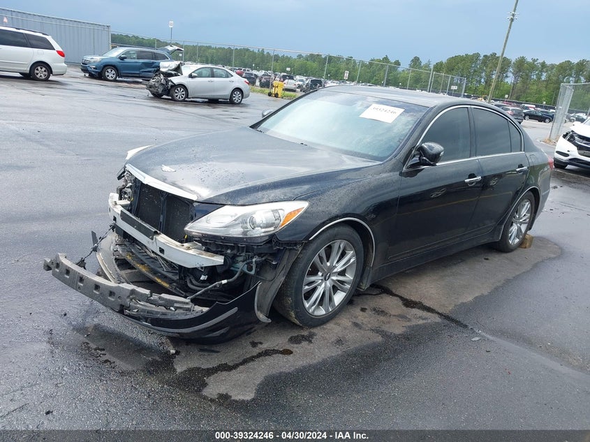 2012 Hyundai Genesis 3.8 VIN: KMHGC4DD0CU204154 Lot: 39324246