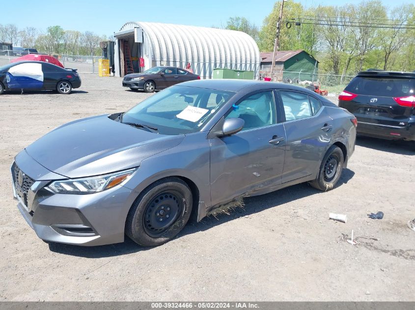 2021 Nissan Sentra S Xtronic Cvt VIN: 3N1AB8BV1MY280323 Lot: 39324466