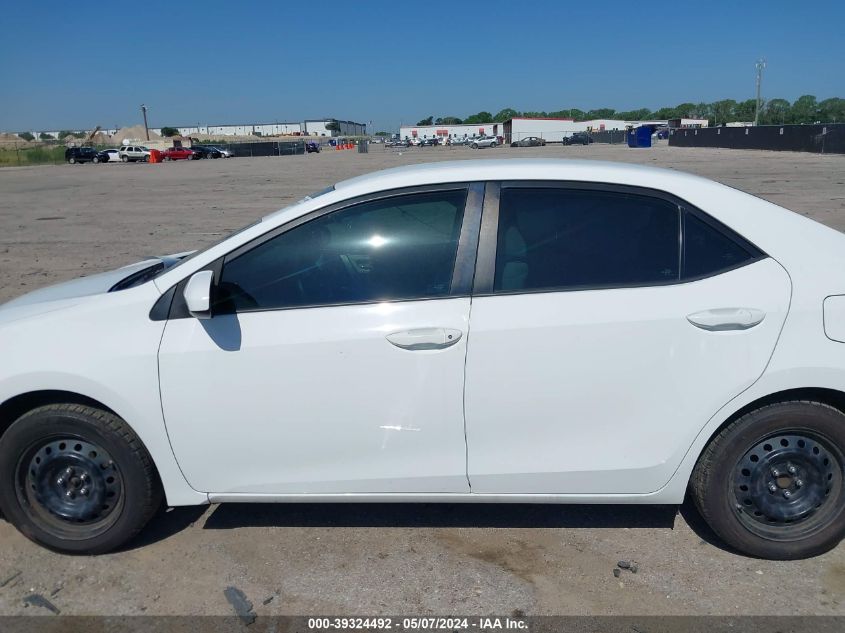 2016 Toyota Corolla Le VIN: 5YFBURHE9GP468178 Lot: 39324492