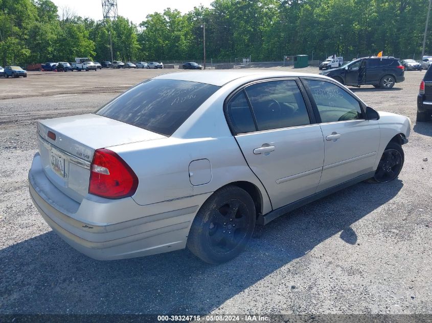 2005 Chevrolet Malibu Ls VIN: 1G1ZT52825F130308 Lot: 39324715