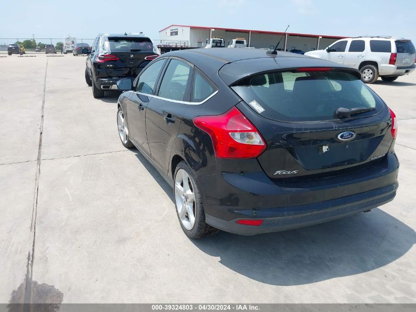 2013 Ford Focus Titanium VIN: 1FADP3N22DL107814 Lot: 39324803
