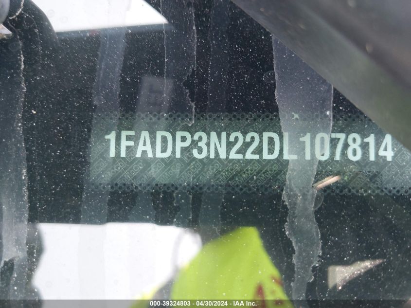 2013 Ford Focus Titanium VIN: 1FADP3N22DL107814 Lot: 39324803