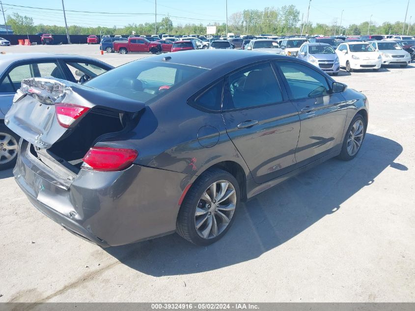 2015 Chrysler 200 S VIN: 1C3CCCBB3FN745863 Lot: 39324916