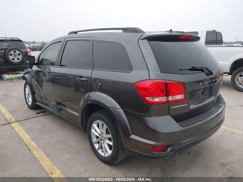 2016 Dodge Journey Sxt VIN: 3C4PDCBB6GT186434 Lot: 39324922