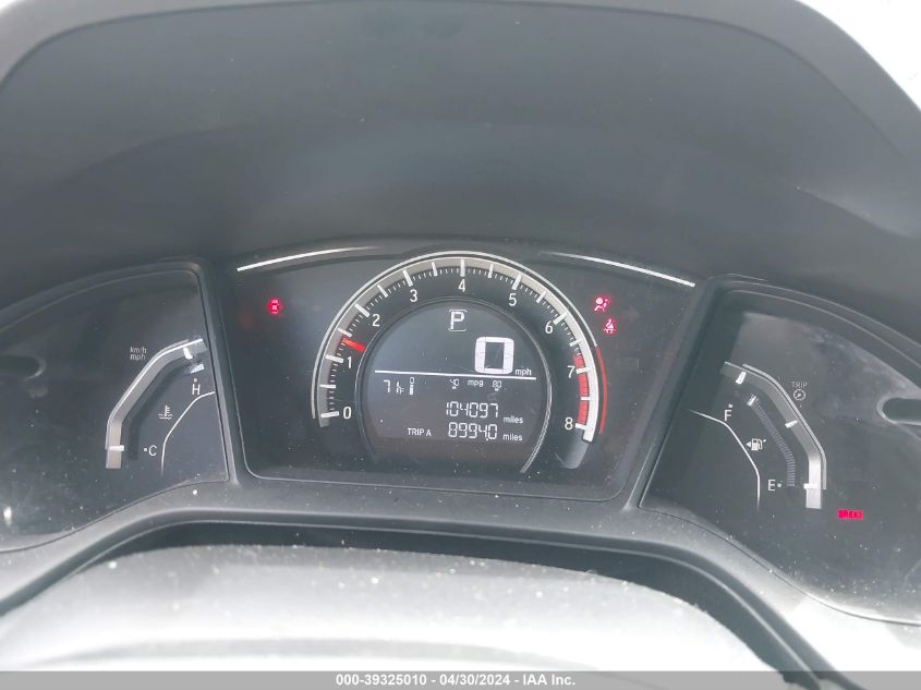 19XFC2F58GE020871 | 2016 HONDA CIVIC