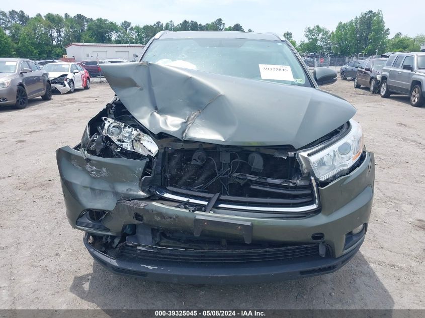 2014 TOYOTA HIGHLANDER XLE V6 - 5TDJKRFH0ES048778