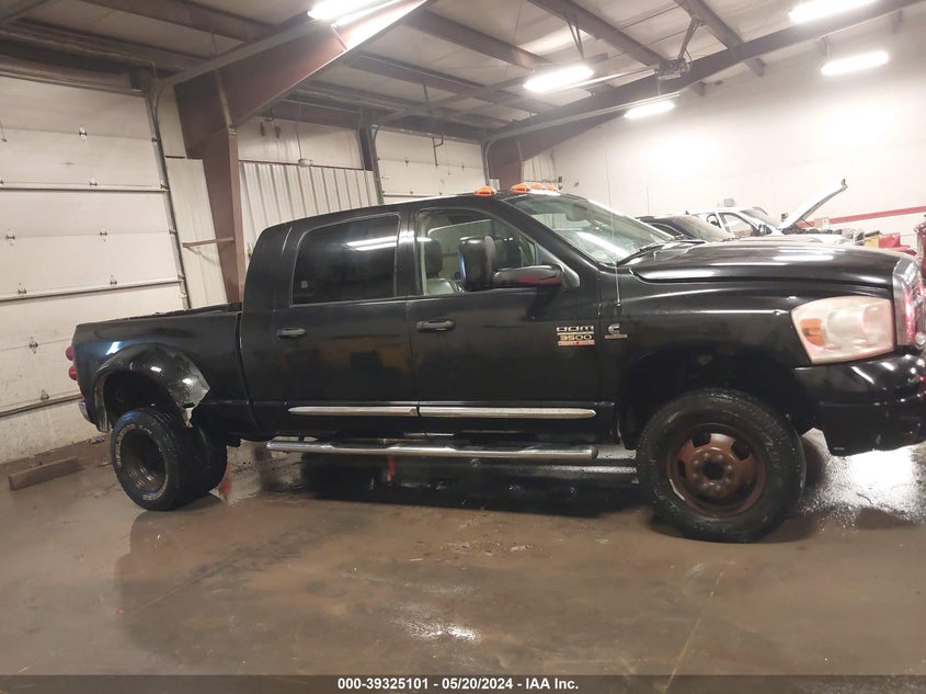 2008 Dodge Ram 3500 Laramie VIN: 3D3MX49A08G208376 Lot: 39325101