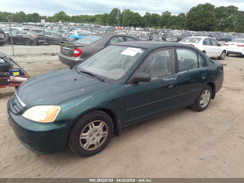 2HGES16591H584986 | 2001 HONDA CIVIC