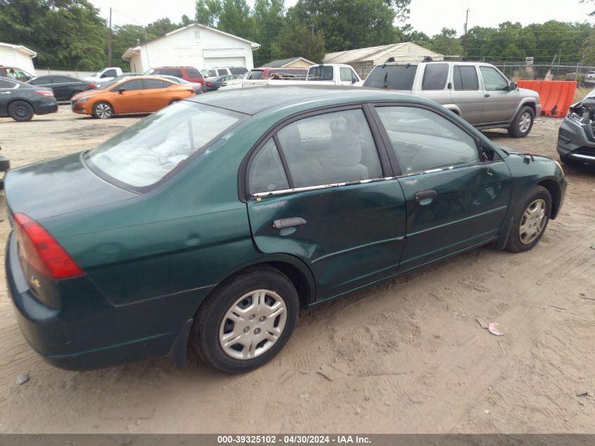 2HGES16591H584986 | 2001 HONDA CIVIC