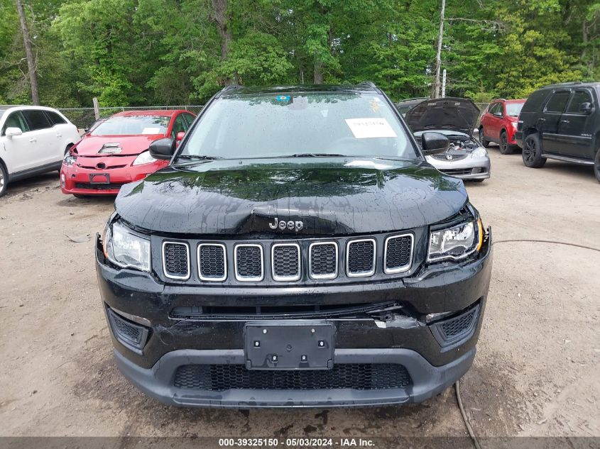 2017 Jeep New Compass Sport Fwd VIN: 3C4NJCAB9HT682010 Lot: 39325150