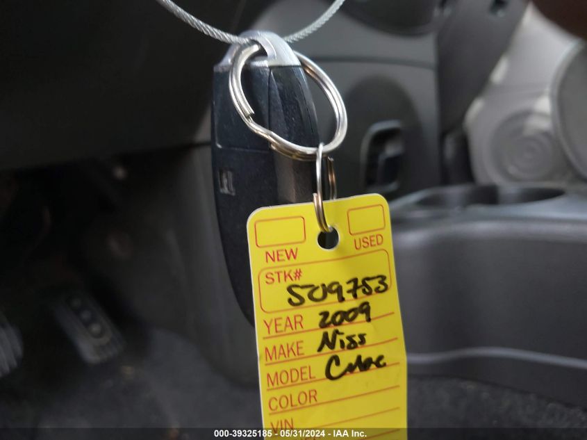 2009 Nissan Cube 1.8Sl VIN: JN8AZ28R79T112206 Lot: 39325185