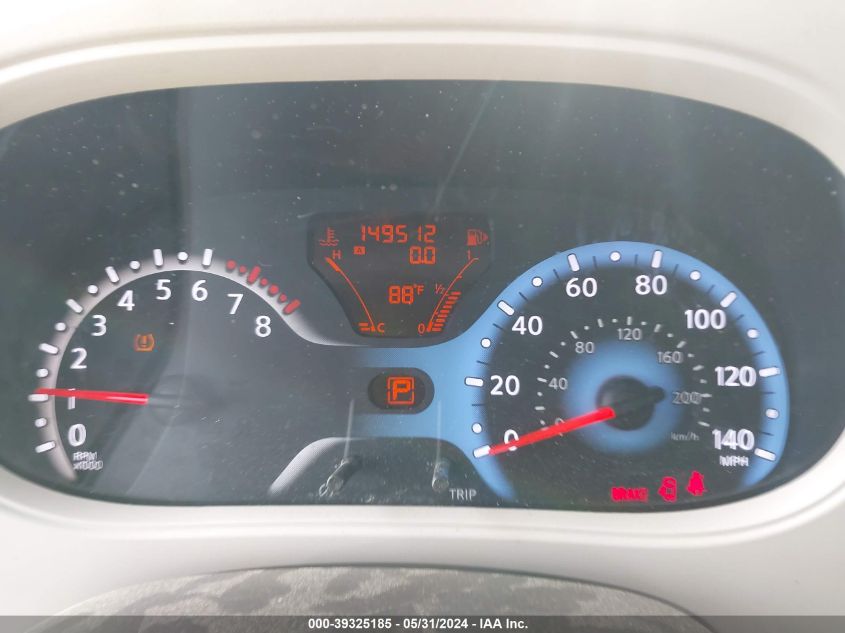 2009 Nissan Cube 1.8Sl VIN: JN8AZ28R79T112206 Lot: 39325185