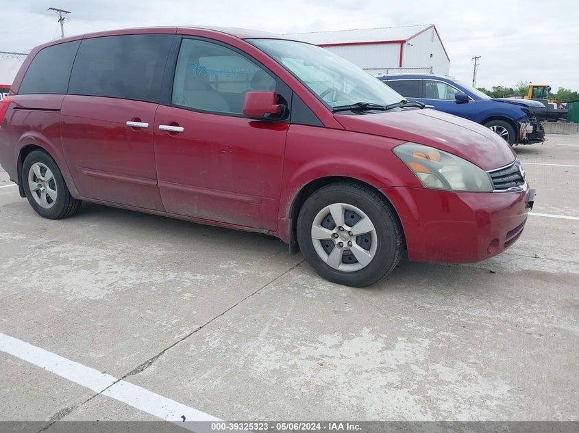 2007 Nissan Quest 3.5 VIN: 5N1BV28U17N127085 Lot: 39325323