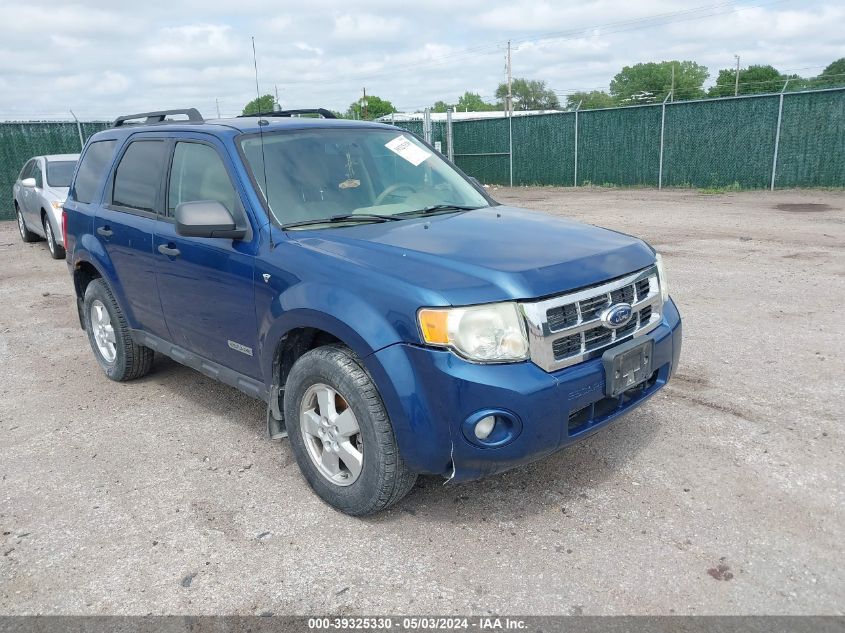 2008 Ford Escape Xlt VIN: 1FMCU03138KD07552 Lot: 39325330