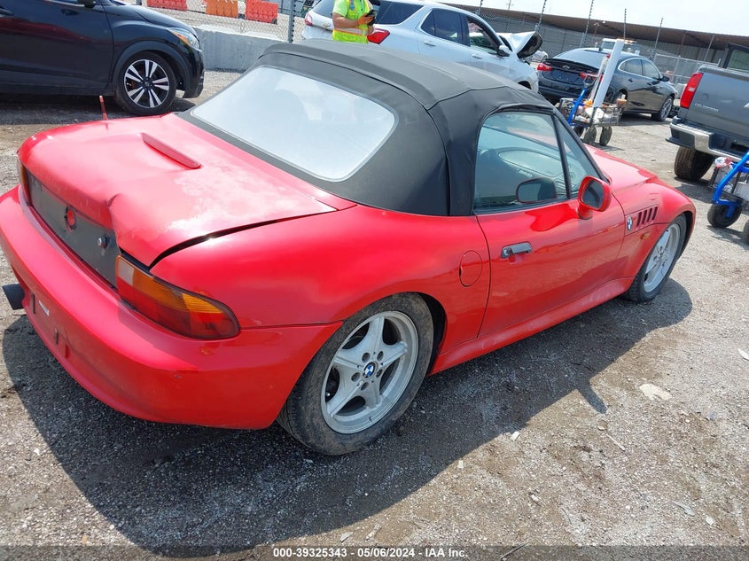 1996 BMW Z3 1.9 VIN: 4USCH7328TLB76001 Lot: 39325343
