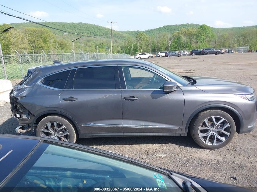 2023 Acura Mdx Technology Package VIN: 5J8YE1H47PL001397 Lot: 39325367