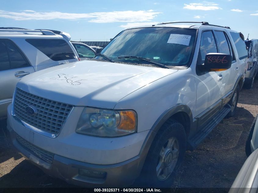 2003 Ford Expedition Eddie Bauer VIN: 1FMFU17L23LA86821 Lot: 39325371