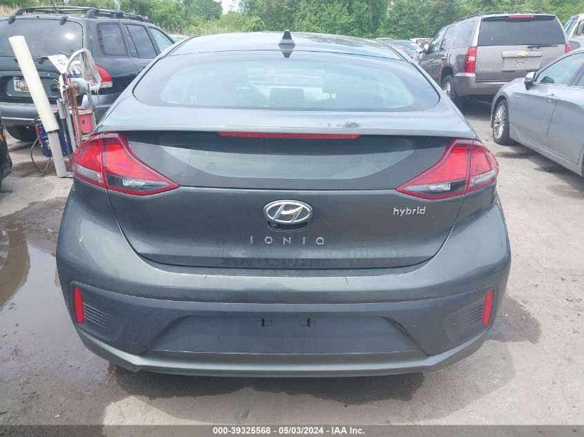 2020 Hyundai Ioniq Hybrid Se VIN: KMHC75LC1LU234278 Lot: 39325568