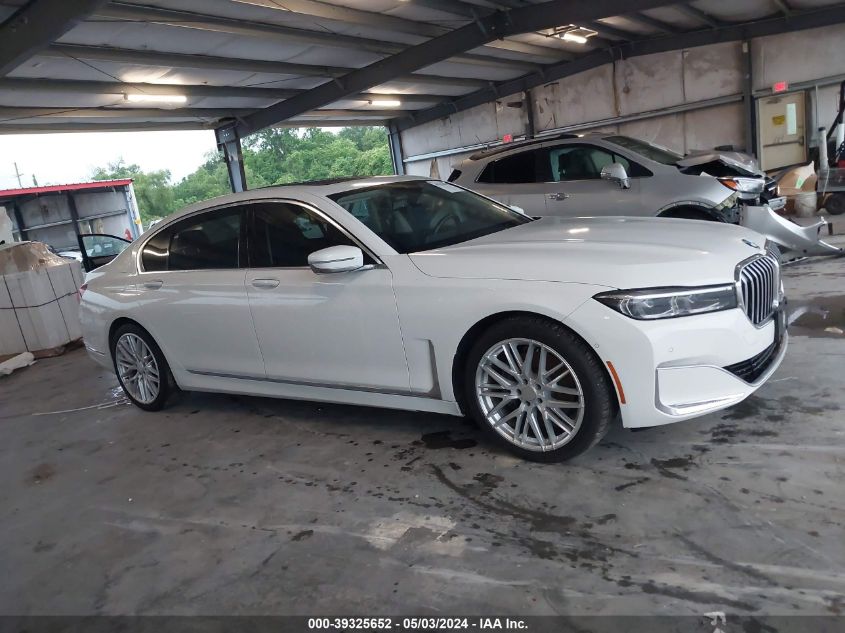 2020 BMW 740I xDrive VIN: WBA7T4C07LGG62727 Lot: 39325652