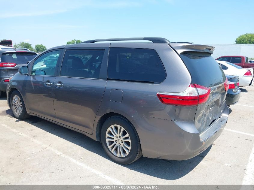 2015 Toyota Sienna Xle 8 Passenger VIN: 5TDYK3DCXFS552971 Lot: 39325711