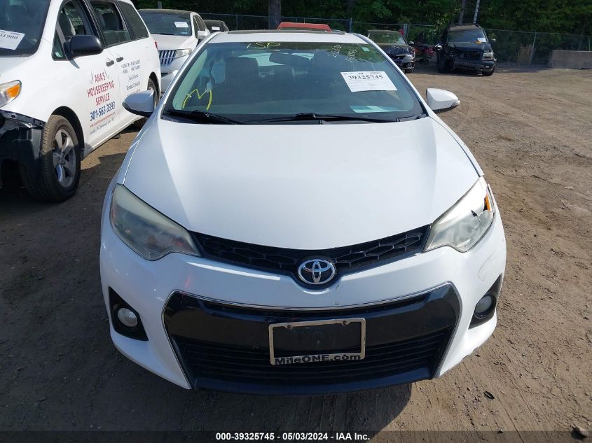 2015 Toyota Corolla S Plus VIN: 2T1BURHE8FC327990 Lot: 39325745