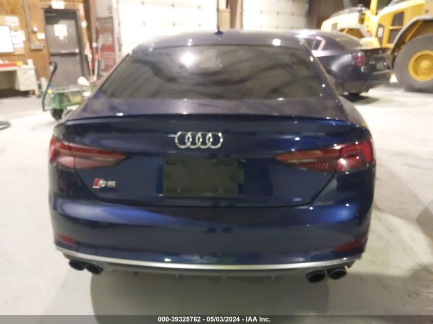 2018 Audi S5 3.0T Premium Plus VIN: WAUB4CF52JA013553 Lot: 39325762