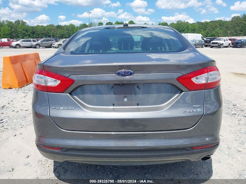 3FA6P0LU0DR249690 | 2013 FORD FUSION HYBRID