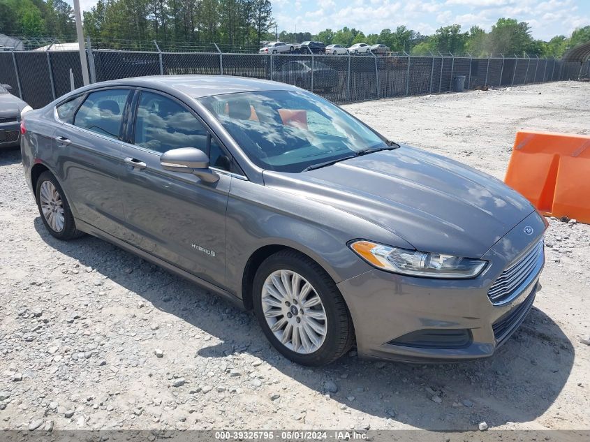 3FA6P0LU0DR249690 | 2013 FORD FUSION HYBRID