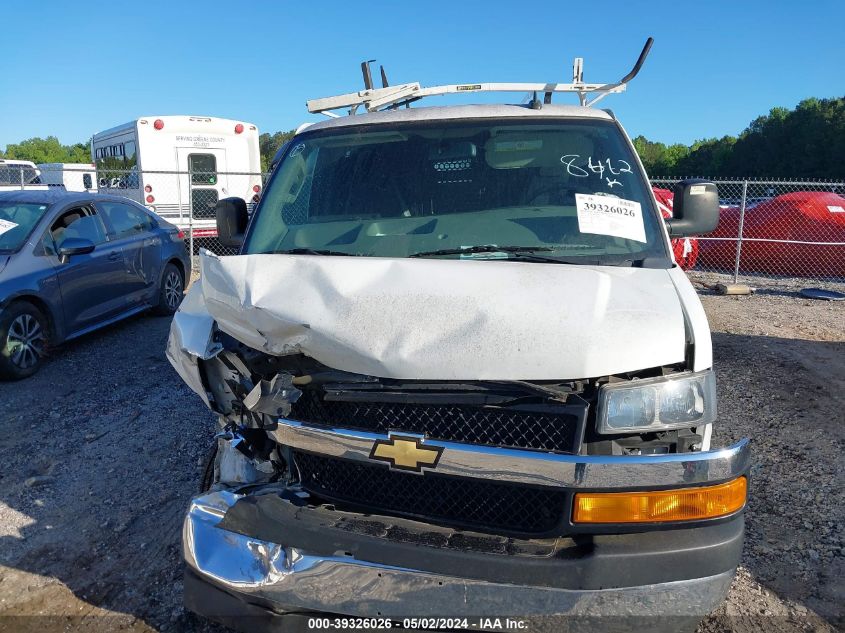 2020 Chevrolet Express Cargo Rwd 2500 Regular Wheelbase Wt VIN: 1GCWGAFG5L1228462 Lot: 39326026