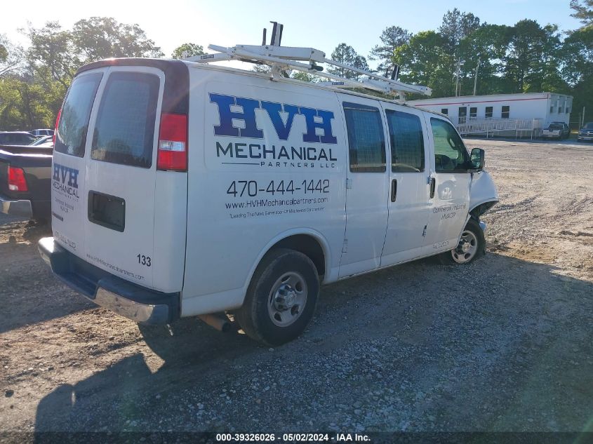 2020 Chevrolet Express Cargo Rwd 2500 Regular Wheelbase Wt VIN: 1GCWGAFG5L1228462 Lot: 39326026