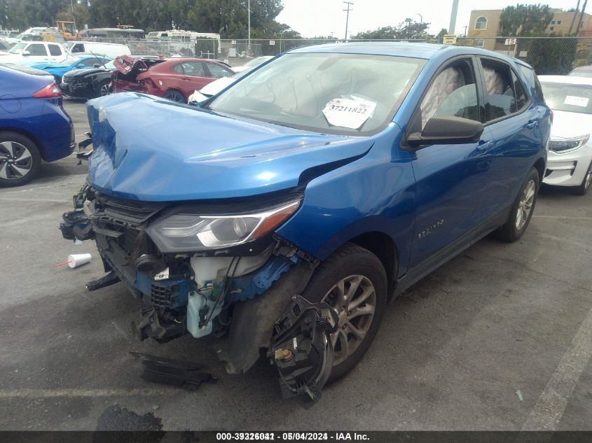 2019 Chevrolet Equinox Ls VIN: 3GNAXHEV2KS535790 Lot: 39326041