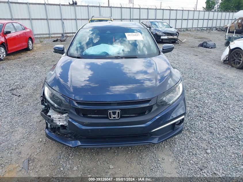 VIN 19XFC1F79ME011488 2021 HONDA CIVIC EX-L