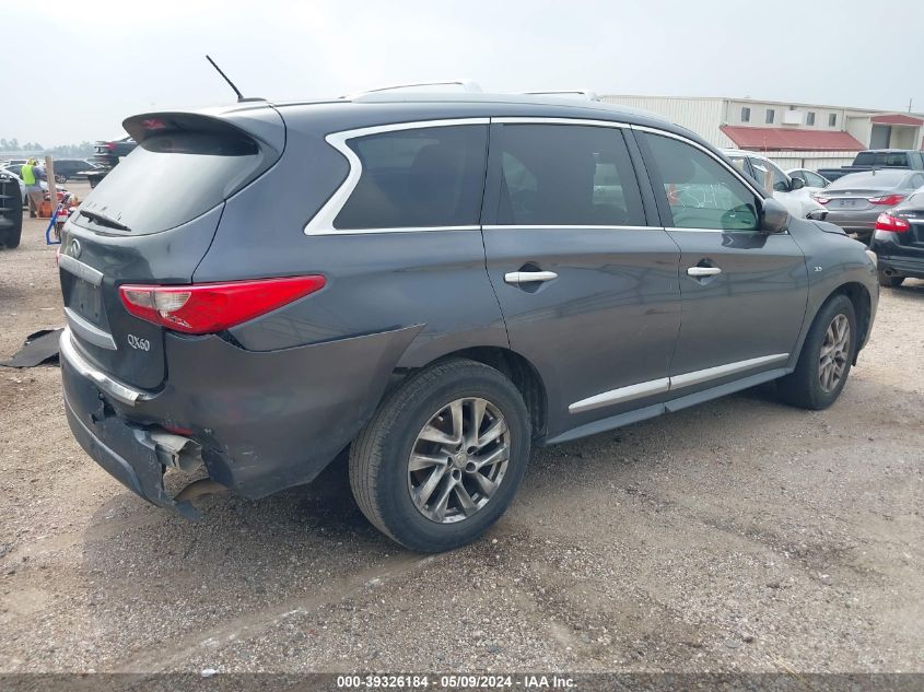 2014 Infiniti Qx60 VIN: 5N1AL0MN8EC552493 Lot: 39326184