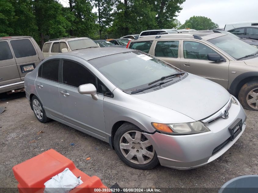 2008 Honda Civic Lx VIN: 1HGFA16508L080895 Lot: 39326210