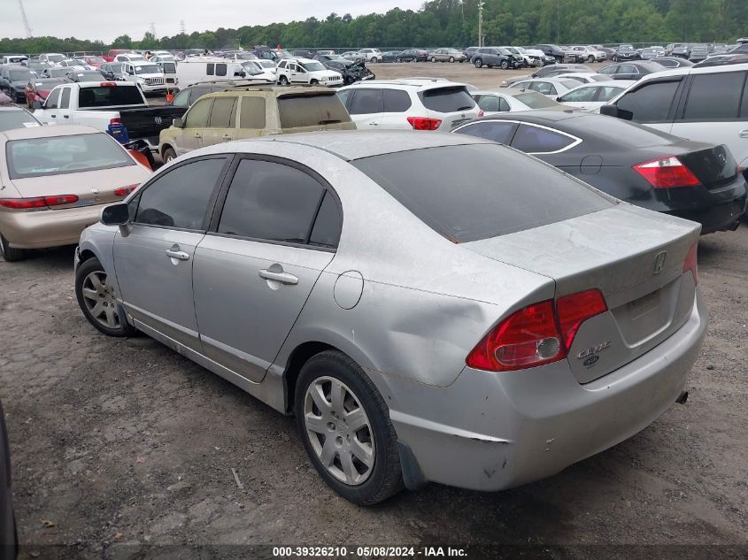 2008 Honda Civic Lx VIN: 1HGFA16508L080895 Lot: 39326210