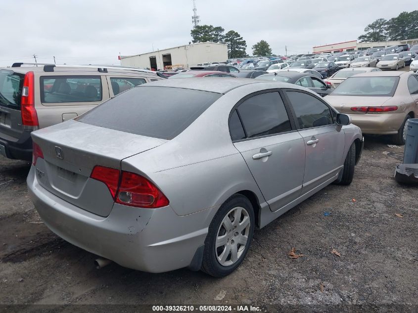 2008 Honda Civic Lx VIN: 1HGFA16508L080895 Lot: 39326210