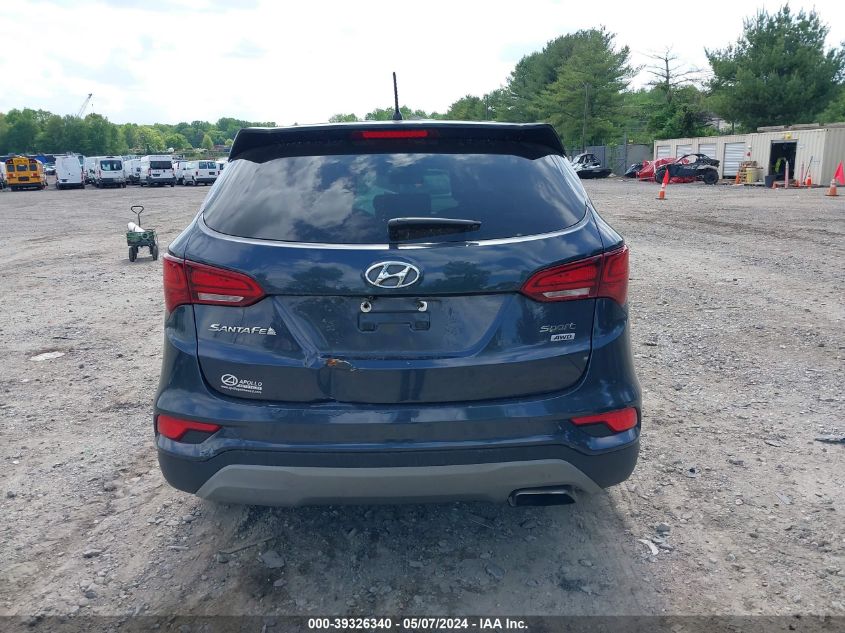 2018 Hyundai Santa Fe Sport 2.4L VIN: 5NMZTDLBXJH108114 Lot: 39326340