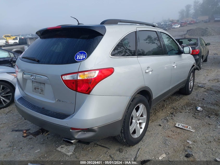 2007 Hyundai Veracruz Gls/Limited/Se VIN: KM8NU13C87U022624 Lot: 39326401