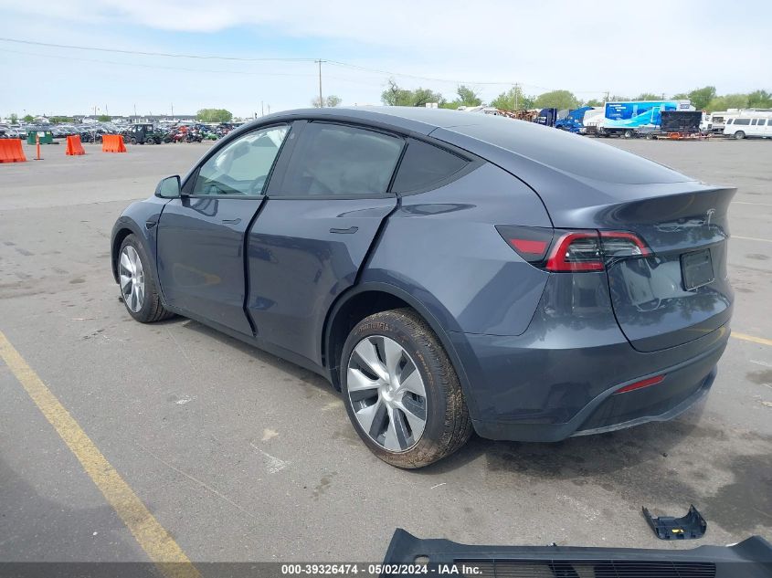 2023 Tesla Model Y Awd/Long Range Dual Motor All-Wheel Drive VIN: 7SAYGAEE5PF759296 Lot: 39326474