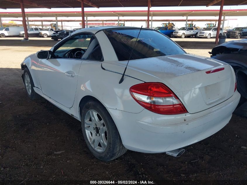 2007 Mercedes-Benz Slk 280 VIN: WDBWK54F37F140601 Lot: 39326644