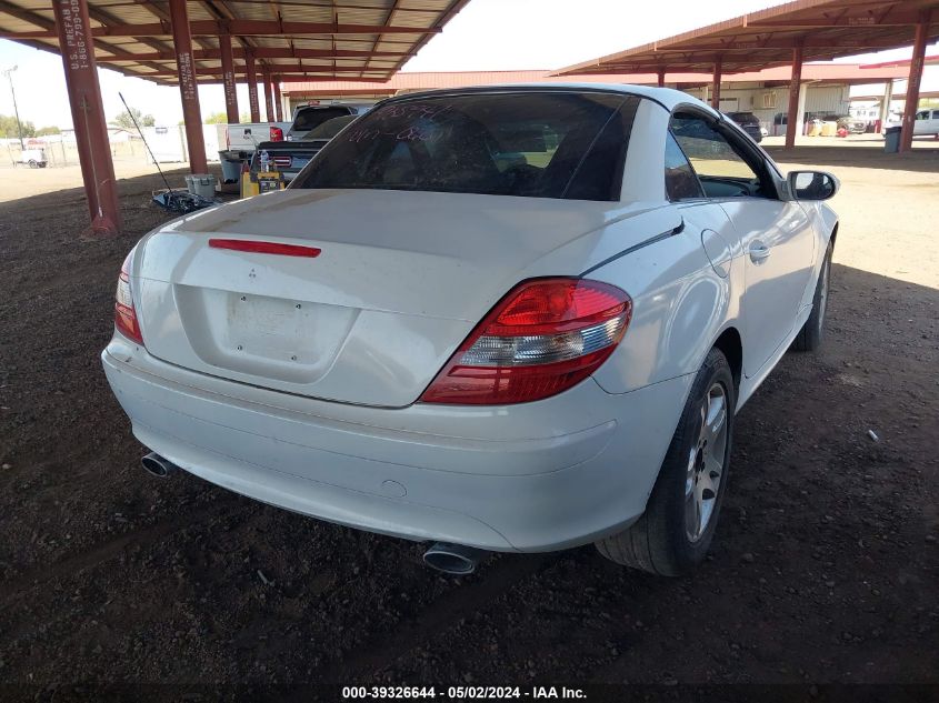 2007 Mercedes-Benz Slk 280 VIN: WDBWK54F37F140601 Lot: 39326644