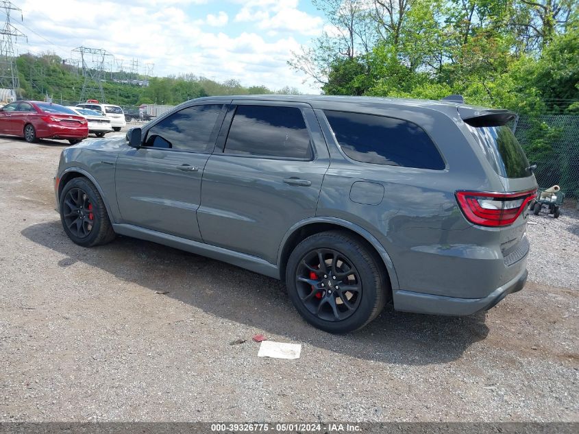 2021 Dodge Durango Srt Hellcat Awd VIN: 1C4SDJH90MC682193 Lot: 39326775