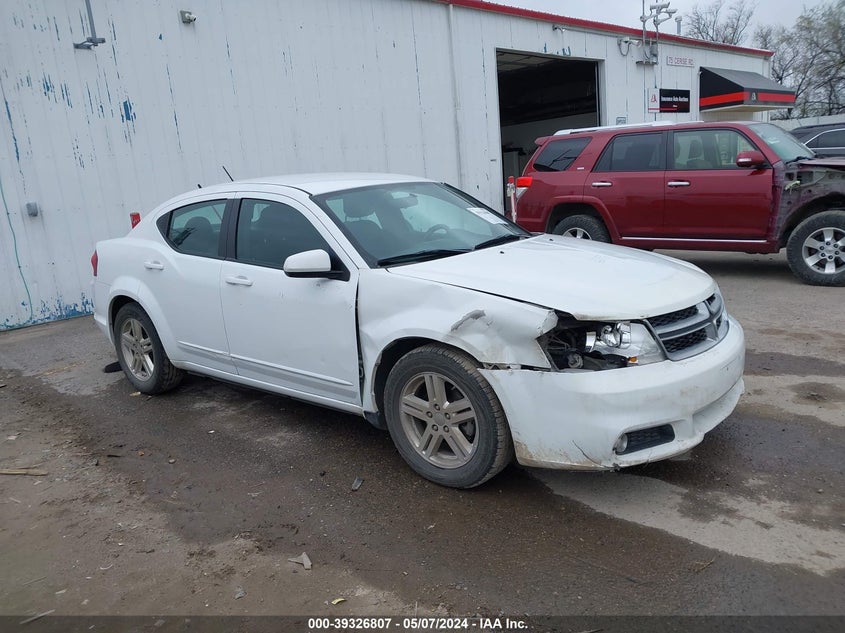 2013 DODGE AVENGER SXT - 1C3CDZCG8DDN74170